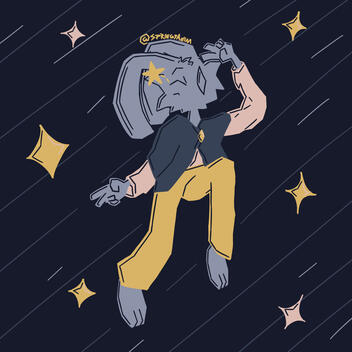 Something i created from a limited color palette my friend gave me